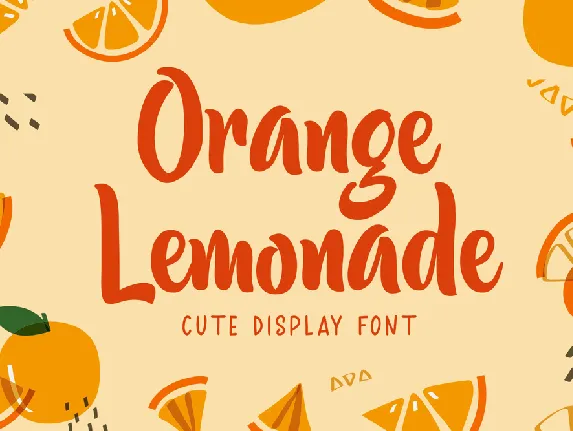 Orange Lemonade font