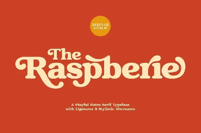 Raspberie font