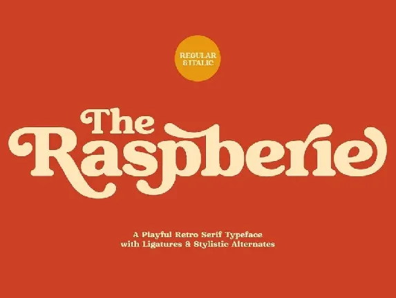 Raspberie font