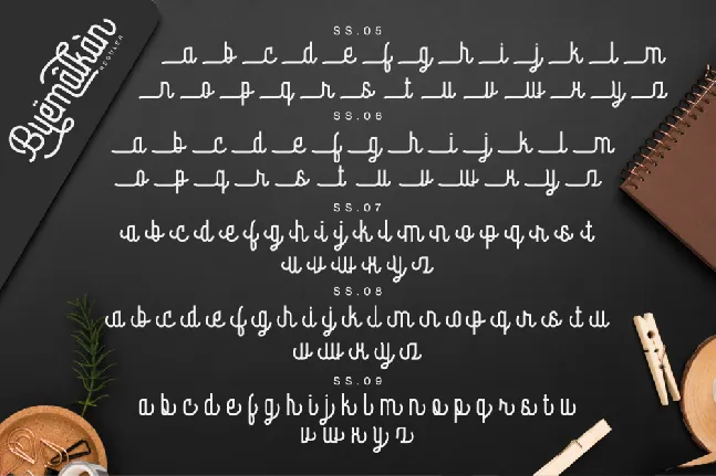 Byemalkan Demo font