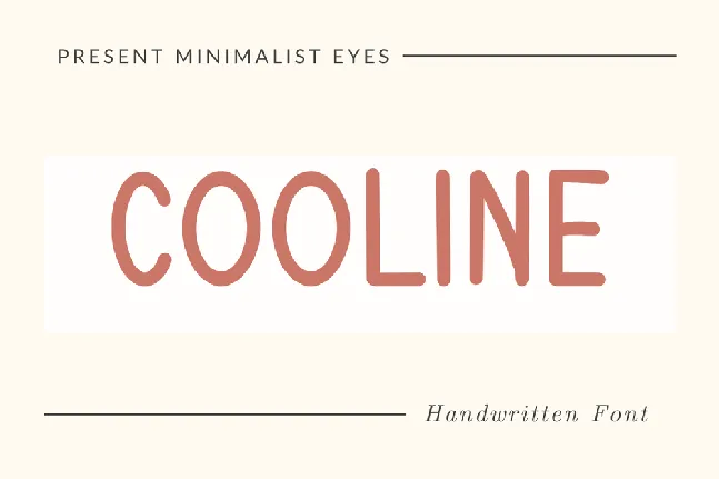 COOLINE font