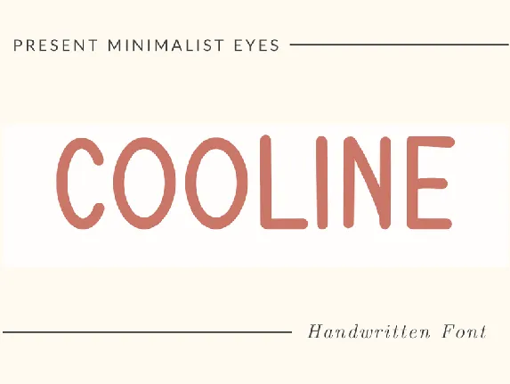 COOLINE font