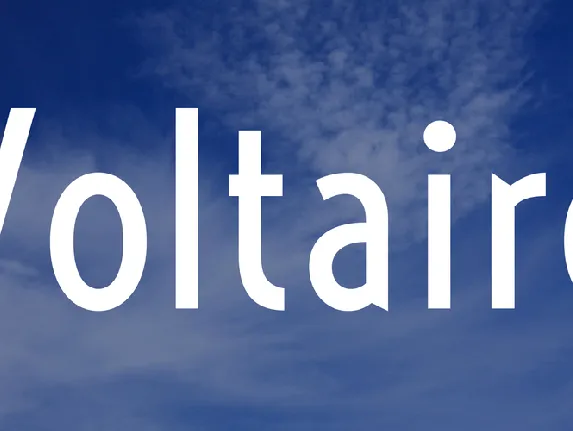 Voltaire font