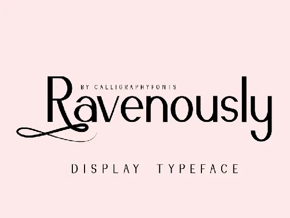 Ravenously font