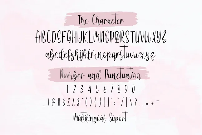 Pretty Rough font