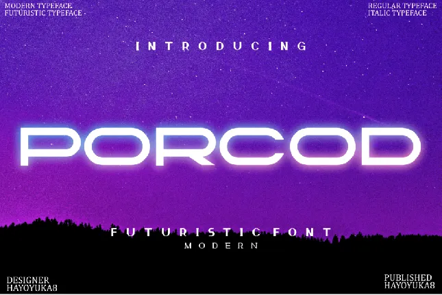 Porcod font