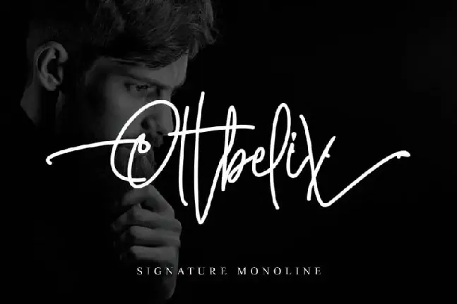 Ottbelix Signature font