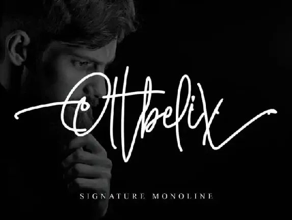 Ottbelix Signature font