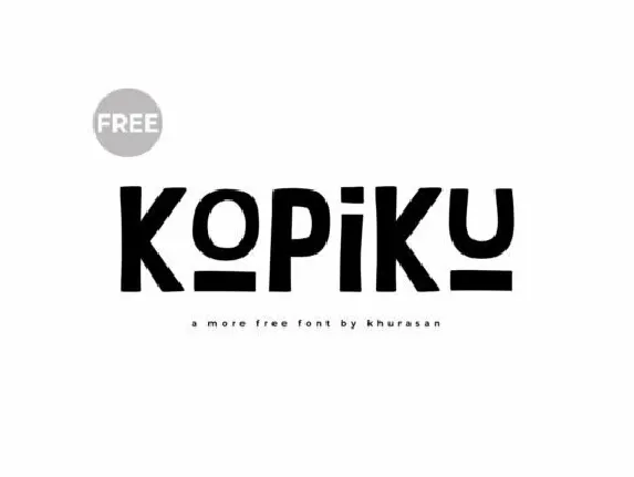 Kopiku font