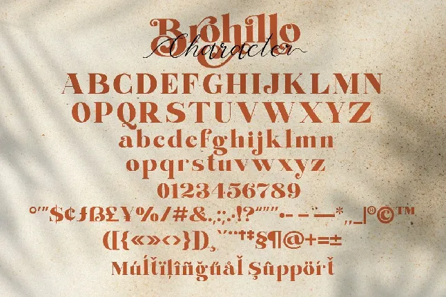 Brohillo font