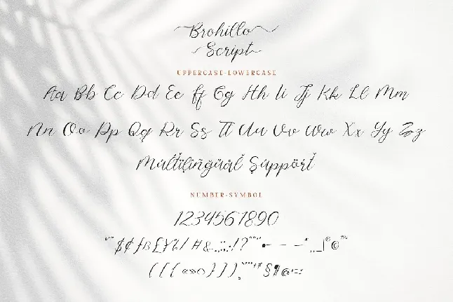 Brohillo font