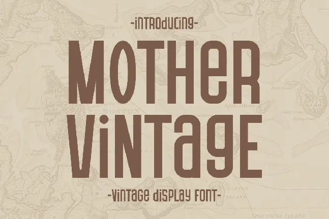 Mother Vintage font