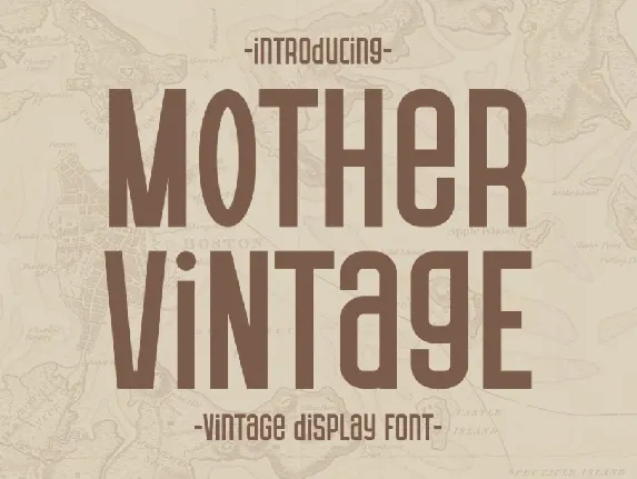 Mother Vintage font