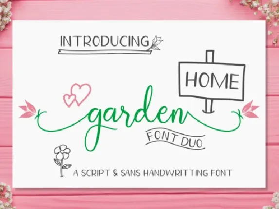 Homegarden Duo font