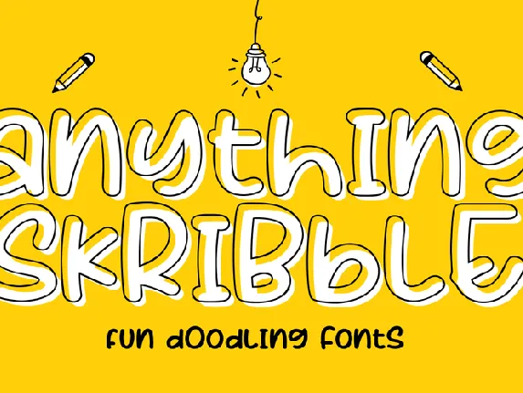 Anything Skribble font