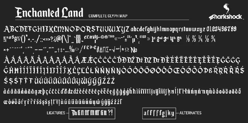 Enchanted Land font