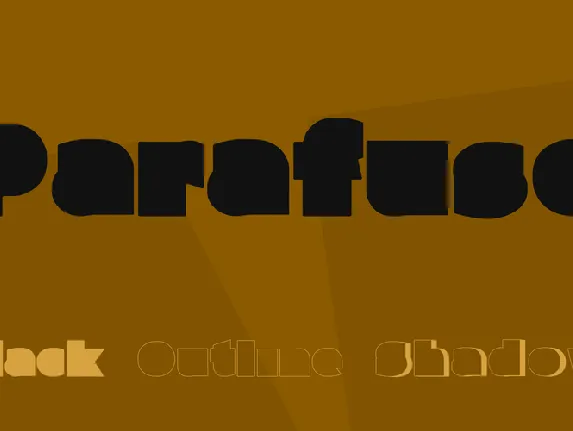 Parafuse font