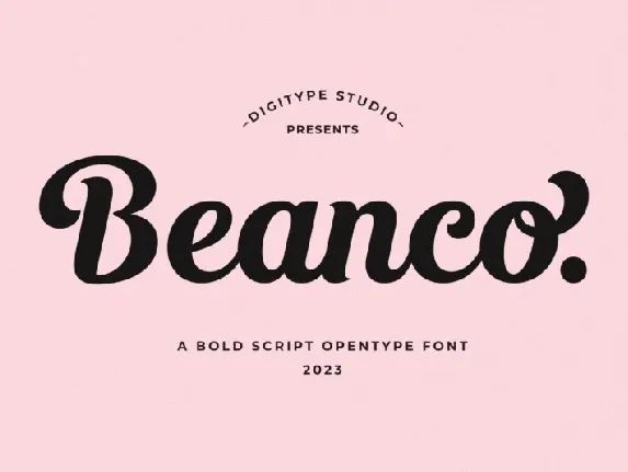 Beanco font