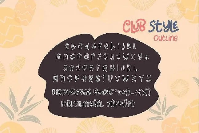 Club Style font