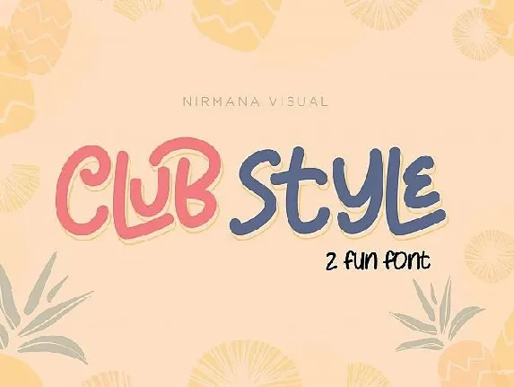 Club Style font