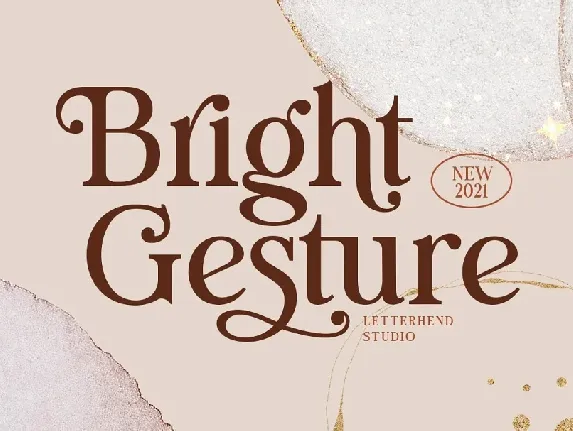 Bright Gesture font