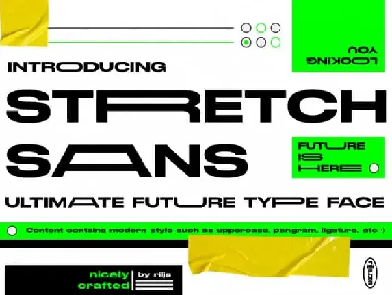 Stretch Sans font