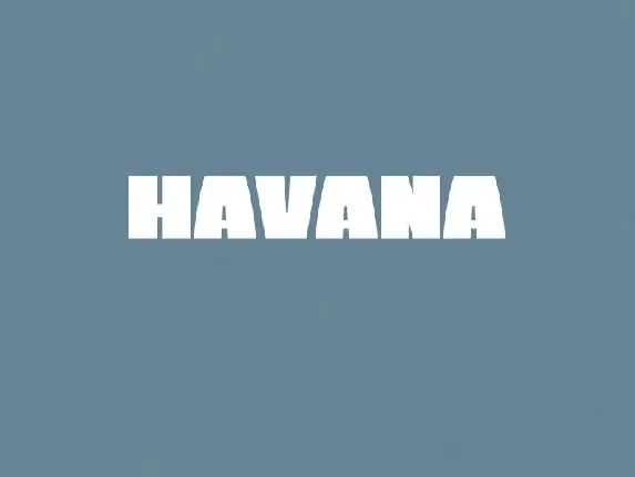 Havana Bold Sans Serif font