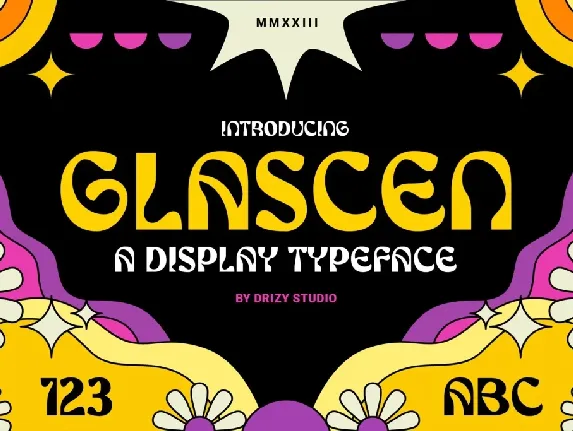 Glascen font