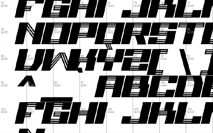 American Ladder font