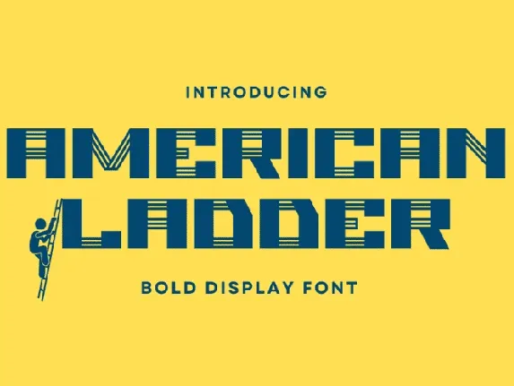 American Ladder font