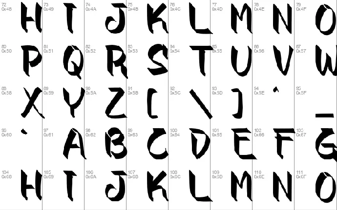 Gotten font