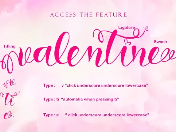 Art Valentine font