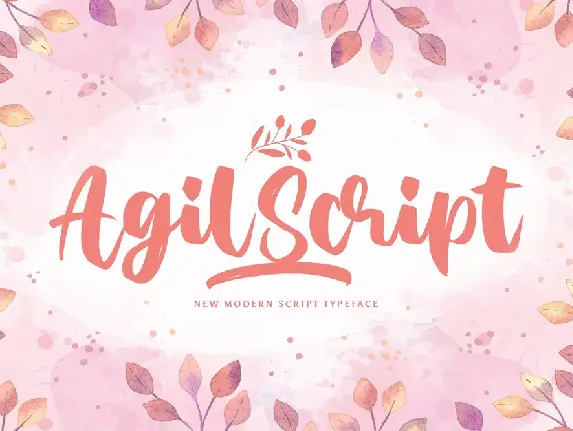 Agil Script font