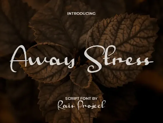 Away Stress Demo font