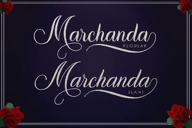 Marchanda font