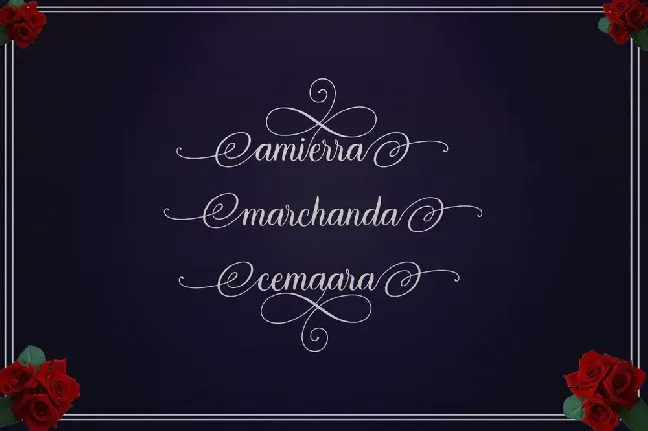 Marchanda font