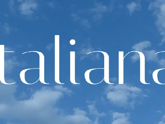 Italiana font