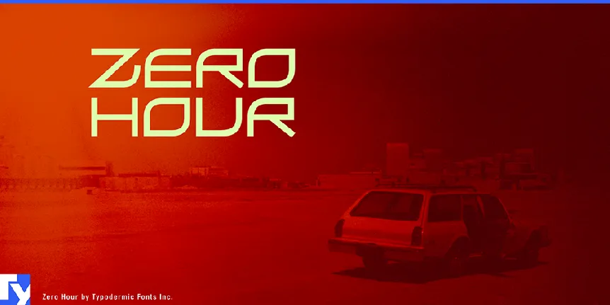 Zero Hour font