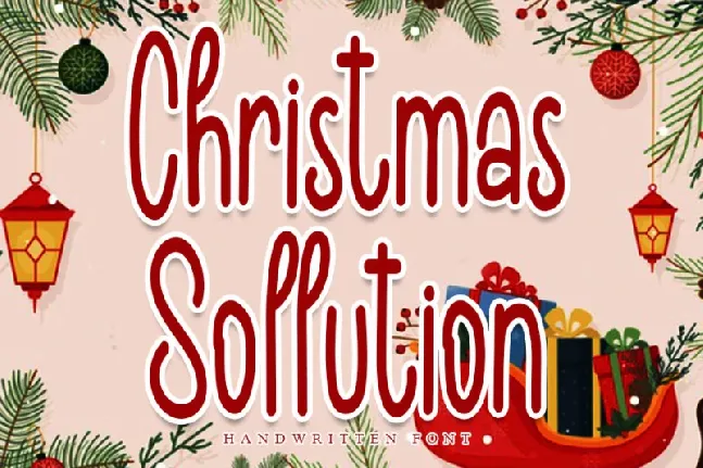 Christmas Sollution font