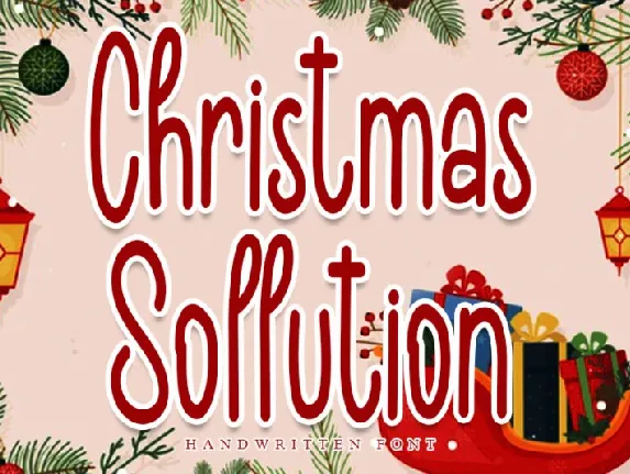 Christmas Sollution font