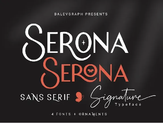 Serona font