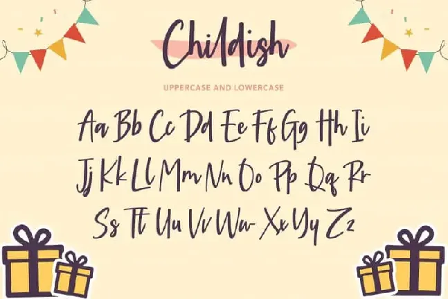 Childish Sweet Handwritten font