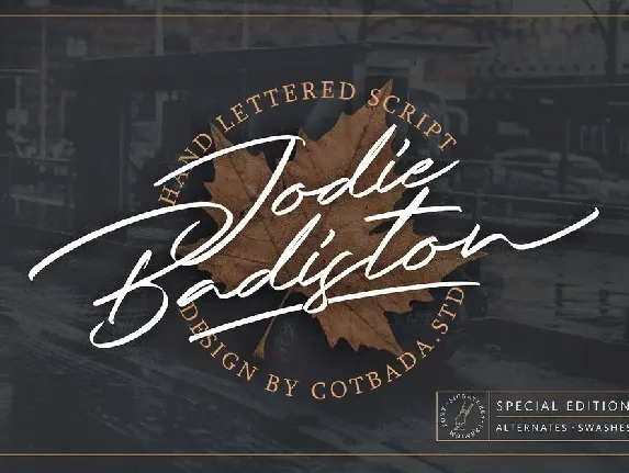 Jodie Badiston Script font