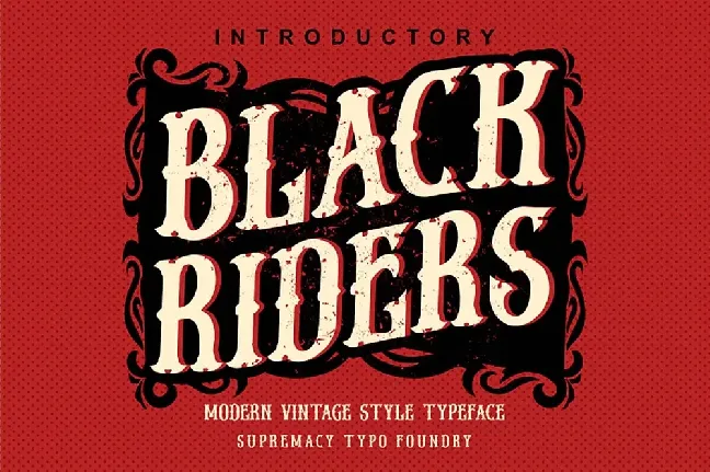 Black Riders font