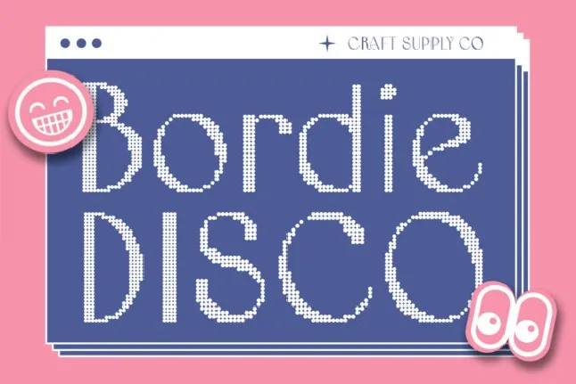 Bordie Disco font