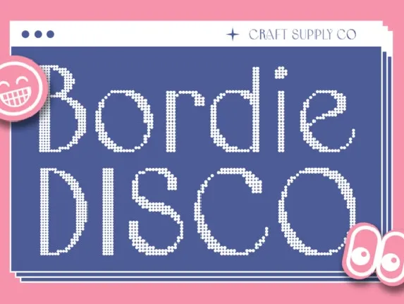 Bordie Disco font