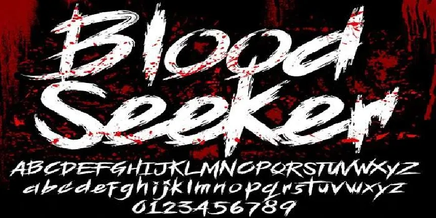 Blood Seeker font