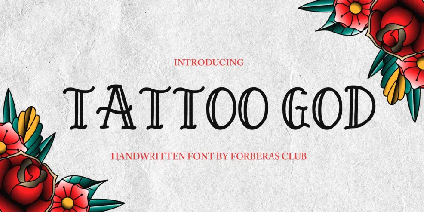 tattoo god demo font