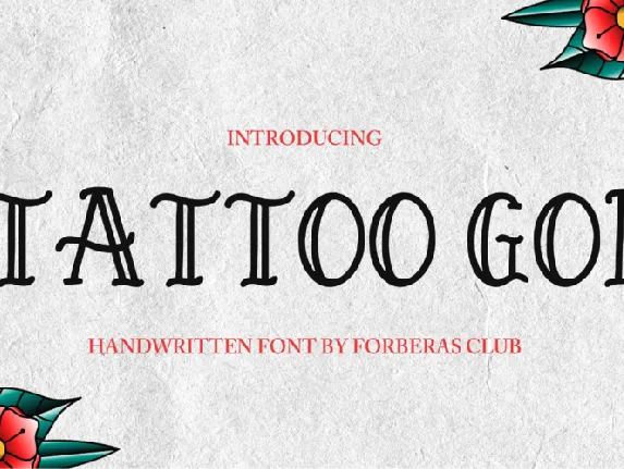 tattoo god demo font