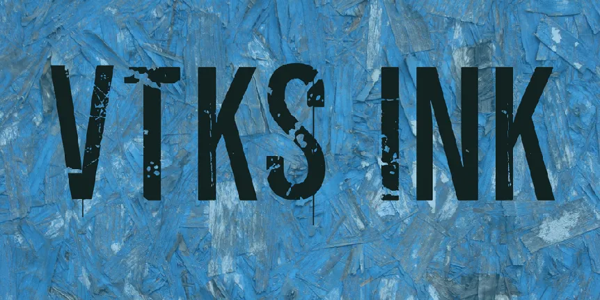 vtks ink font